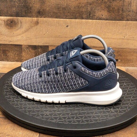 REEBOK PRINT LUX WOMENS ATHLETIC SHOES RUNNING WALKING TRAINING BLUE LOW SZ 8.5 - Picture 5 of 9